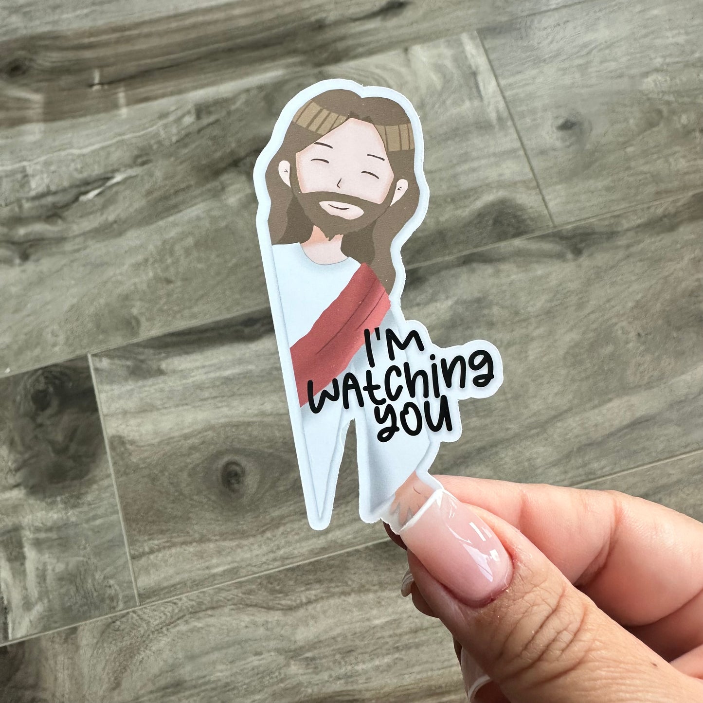 Jesus Is Watching | Vinyl Sticker