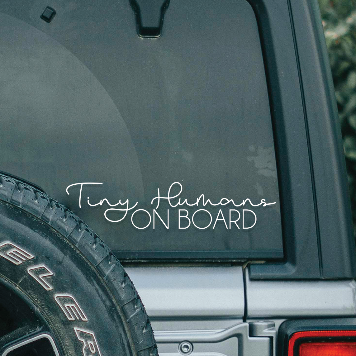 Tiny Humans On Board | Decal