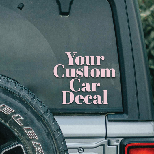 Custom Car Decal | Decal