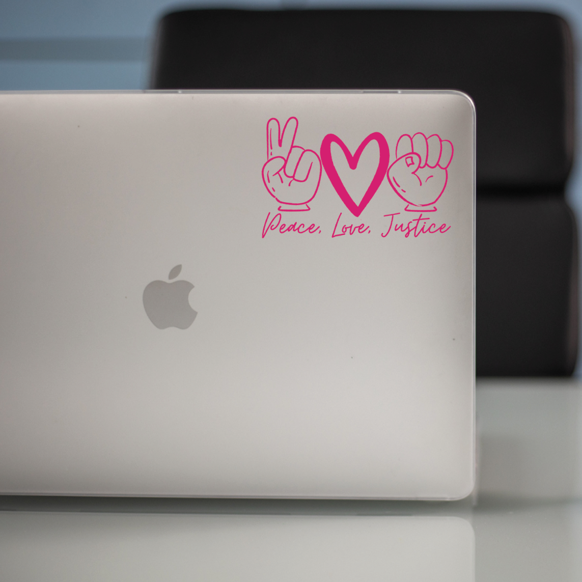 Peace Love Justice | Decal