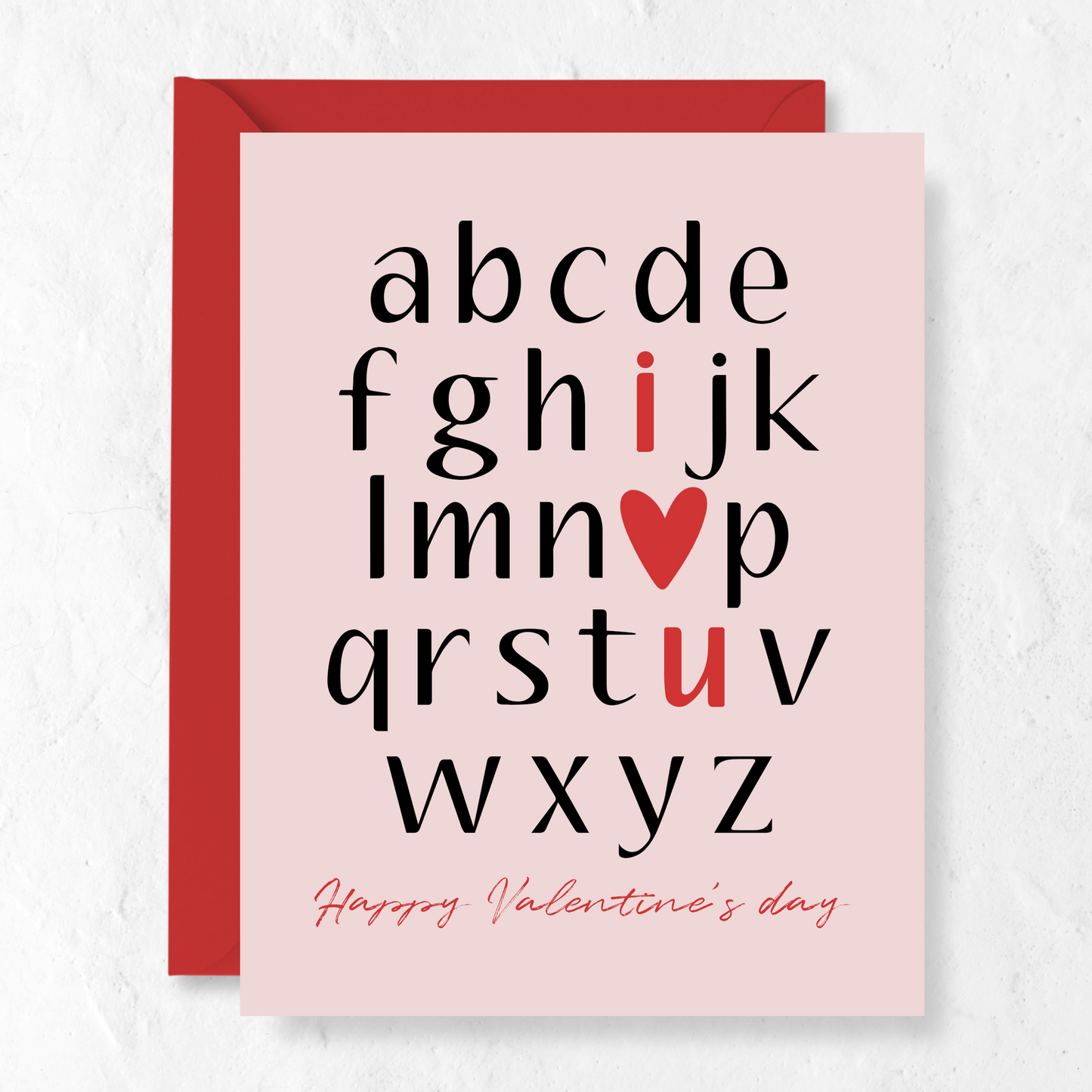 ABC I Love You | Greeting Card