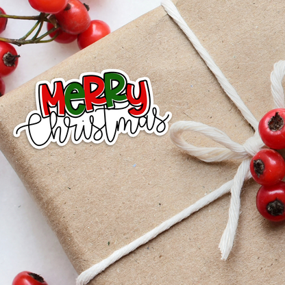 Merry Christmas Labels | Small Business Stickers