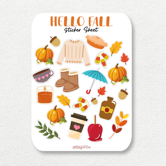 Hello Fall | Sticker Sheet