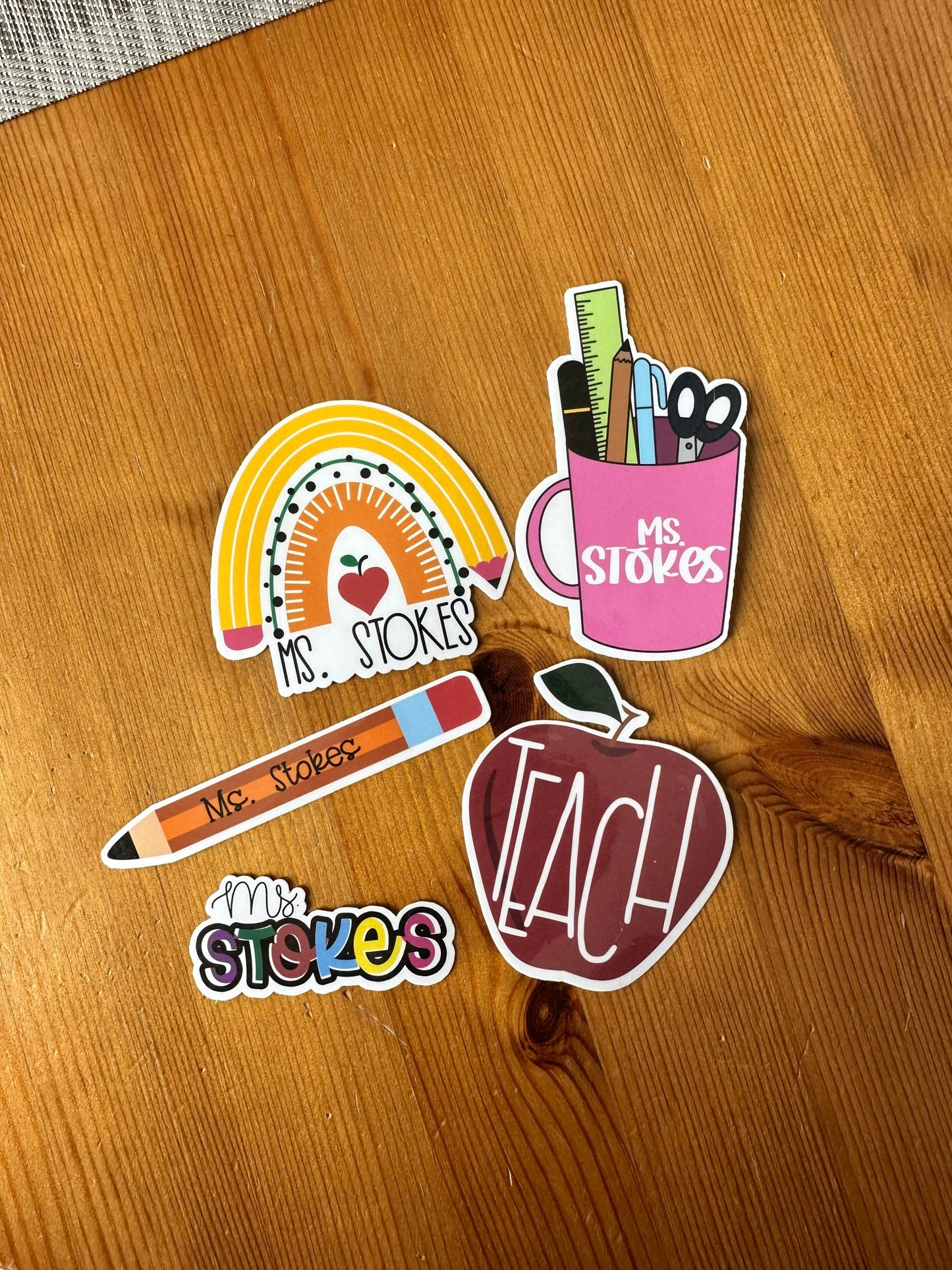 Teacher Sticker Set | Vinyl Sticker Set