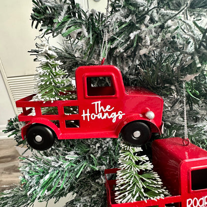 Rustic Red Truck Ornament