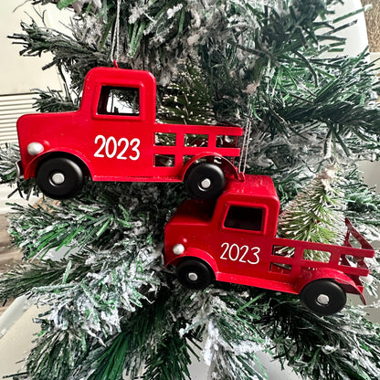 Rustic Red Truck Ornament