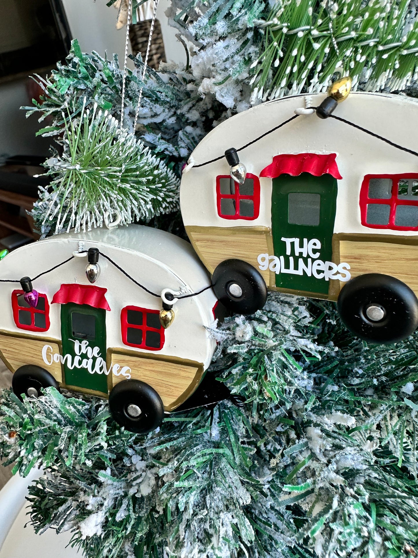 Rustic Camper Ornament