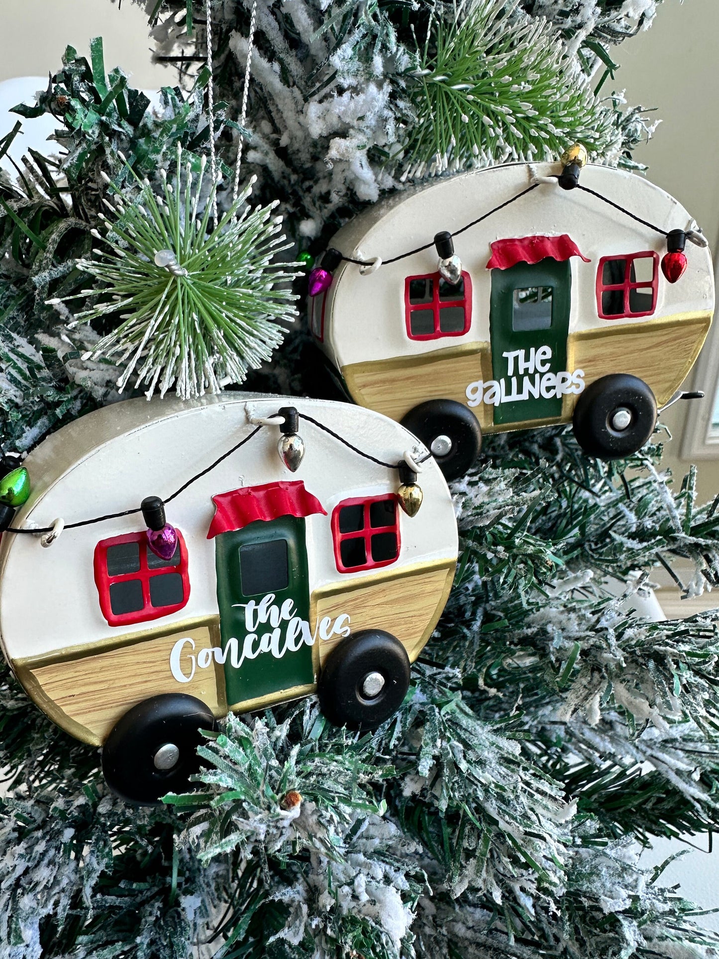 Rustic Camper Ornament