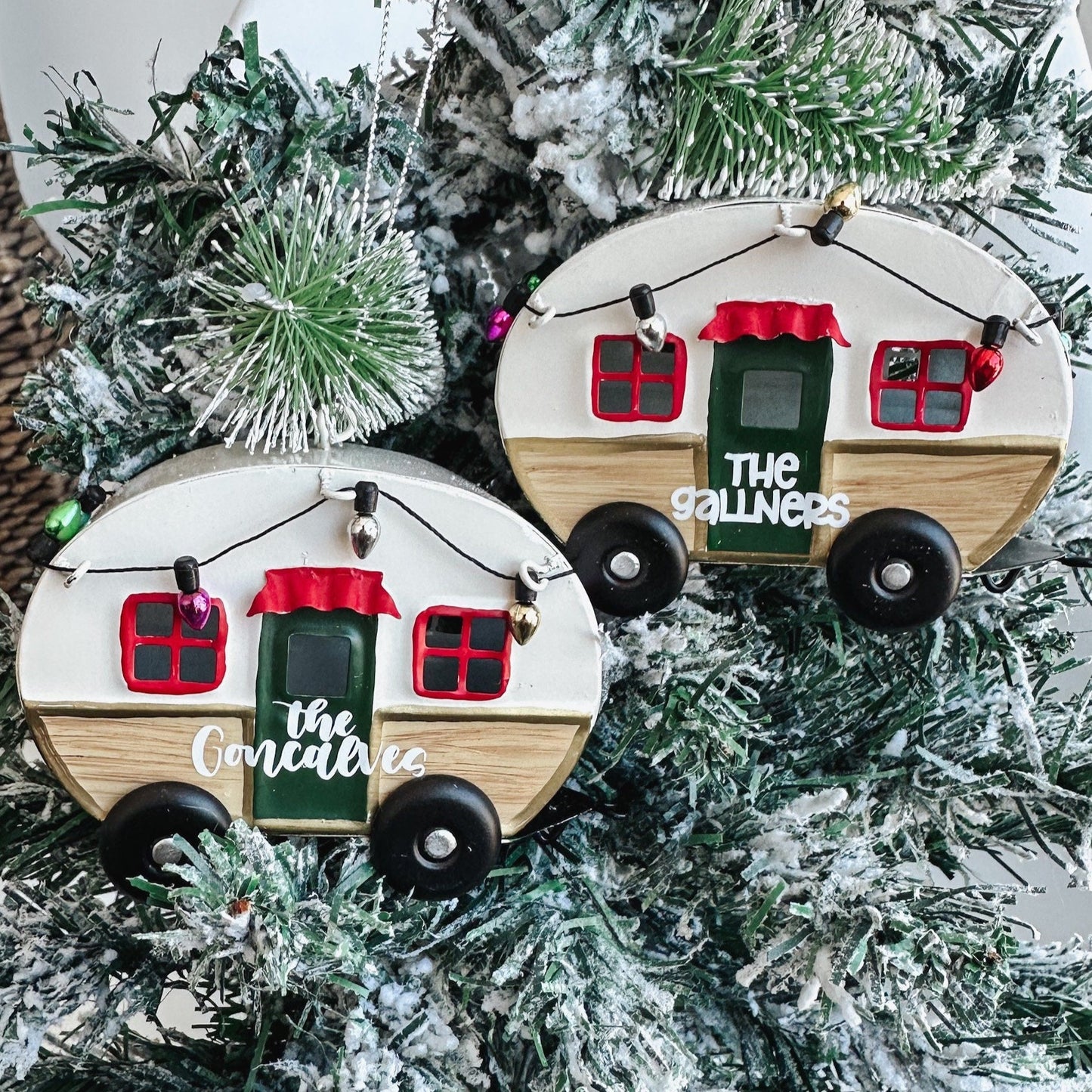 Rustic Camper Ornament