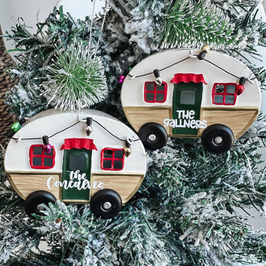 Rustic Camper Ornament