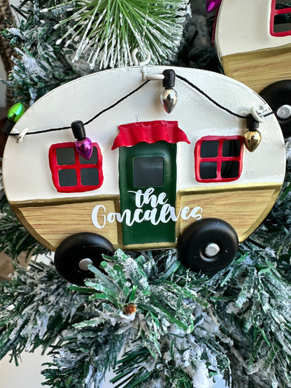 Rustic Camper Ornament